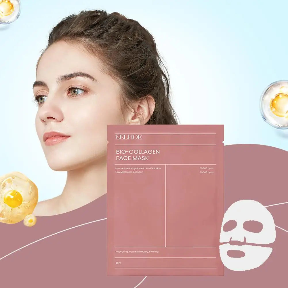 Masque Collagène Bio – Hydrate, lisse et illumine la peau du visage